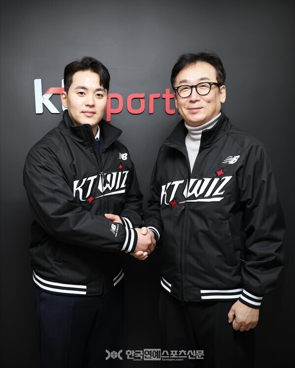 KT가  한승택을 영입했다. 4년 최대 10억 규모다. / 출처 - KT 위즈 인스타그램