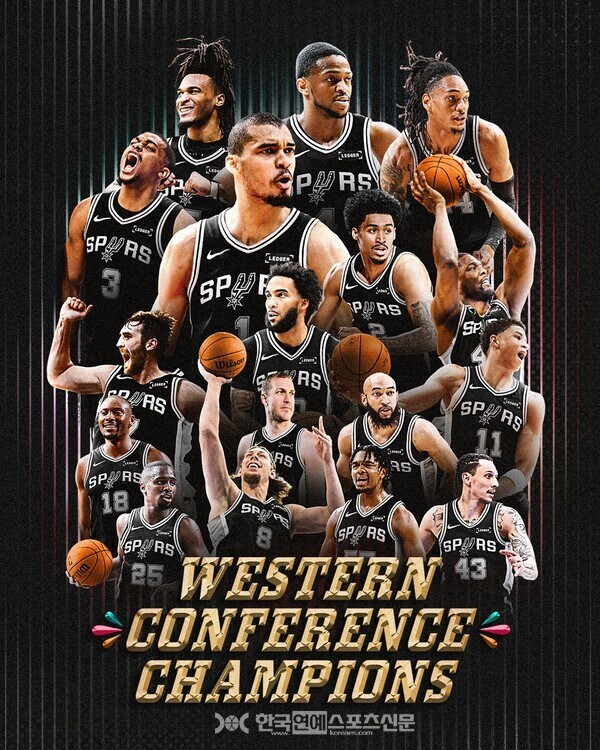 [NBA PO]샌안토니오, 홈이 아닌 OKC 코트에서 7차전을 끝냈다…NBA 파이널 진출