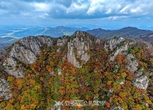 [포토] 가을빛 내려앉은 대둔산, 마천대 능선 따라 펼쳐진 절경